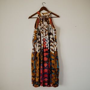 Lorna Fencer for Roopa Pemmaraju Silk Print Dress